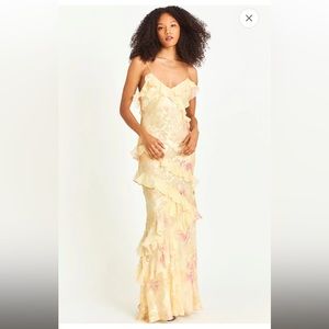 ISO Rialto Maxi Dress in Yellow Mellon in Size 00 *NOT FOR SALE*